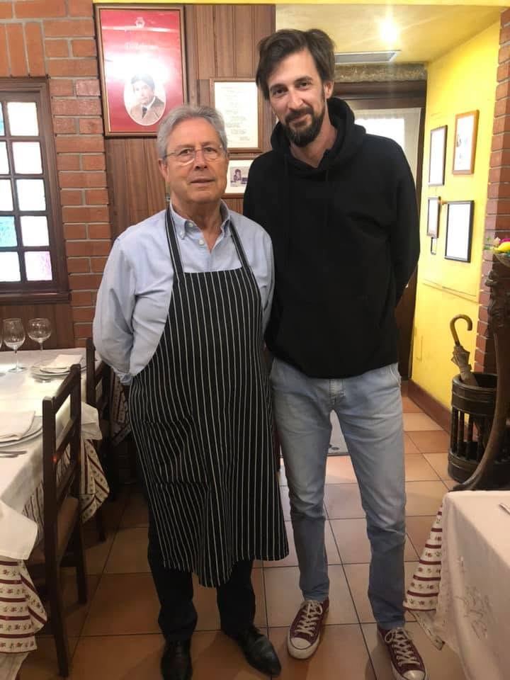 Bruno Nogueira no restaurante Cortiço, em Viseu