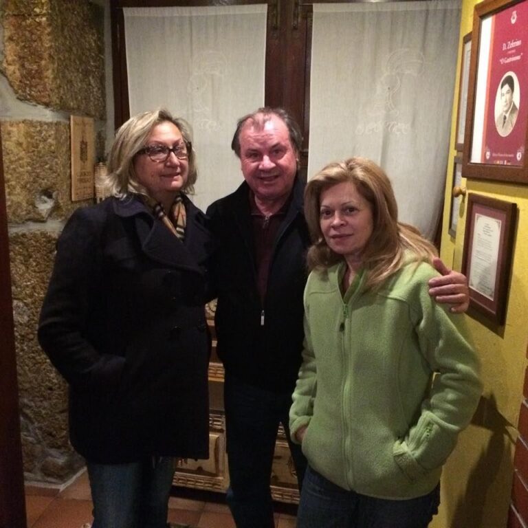 Carlos Lopes no restaurante Cortiço, em Viseu