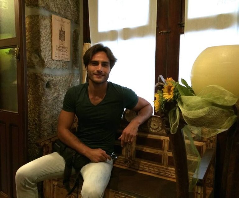 Isaac Alfaiate no restaurante Cortiço, em Viseu