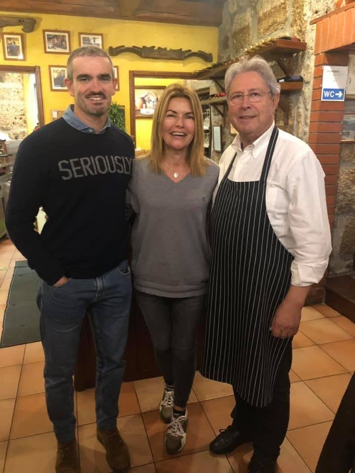 Isabel Angelino no restaurante Cortiço, em Viseu