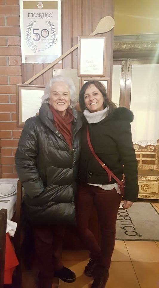 Lídia Franco no restaurante Cortiço, em Viseu