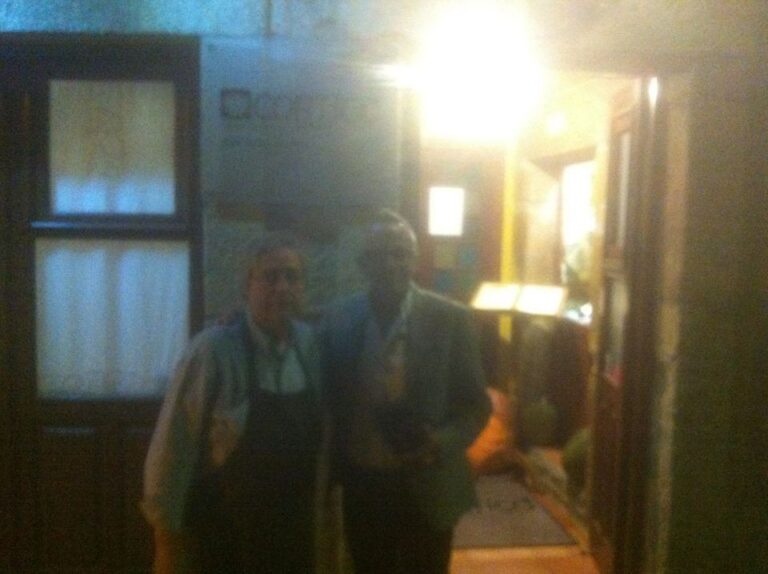 Luís Goucha no restaurante Cortiço, em Viseu