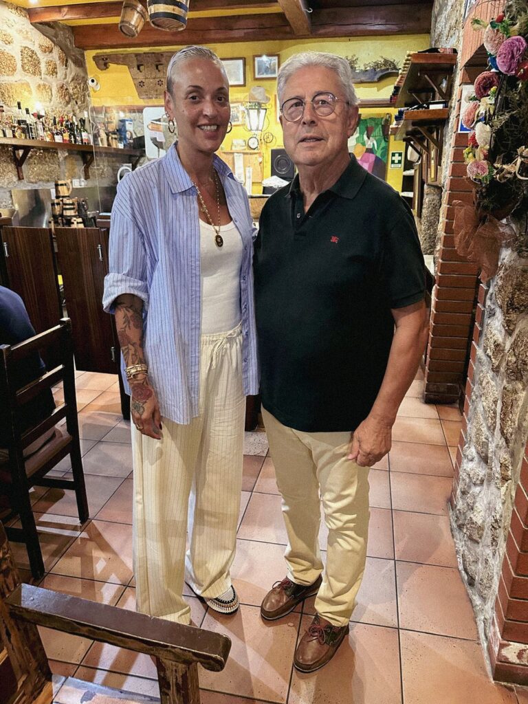 Mariza no restaurante Cortiço, em Viseu