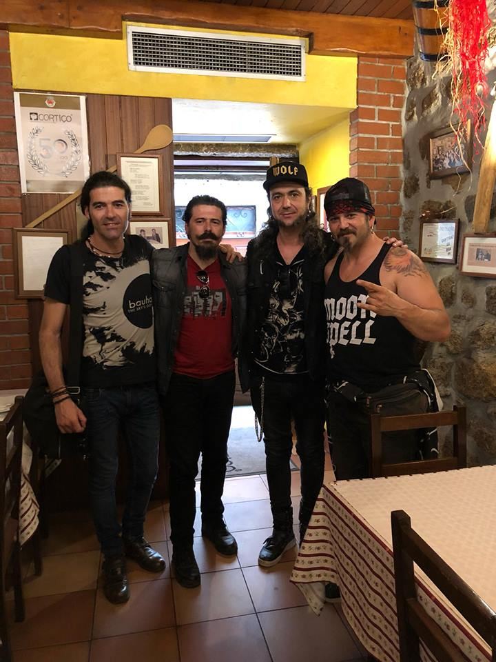 Moonspell no restaurante Cortiço, em Viseu
