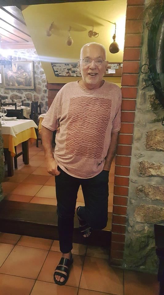 Paulo de Carvalho no restaurante Cortiço, em Viseu