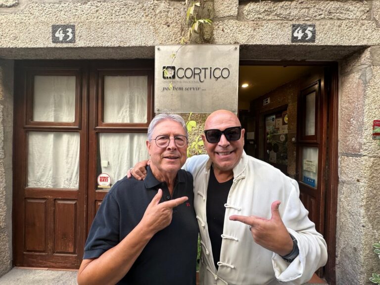 Paulo Gonzo no restaurante Cortiço, em Viseu