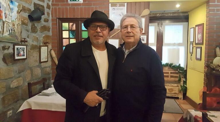 Paulo Gonzo no restaurante Cortiço, em Viseu