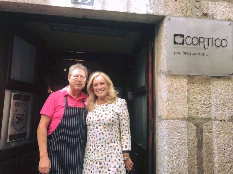 Teresa Guilherme no restaurante Cortiço, em Viseu